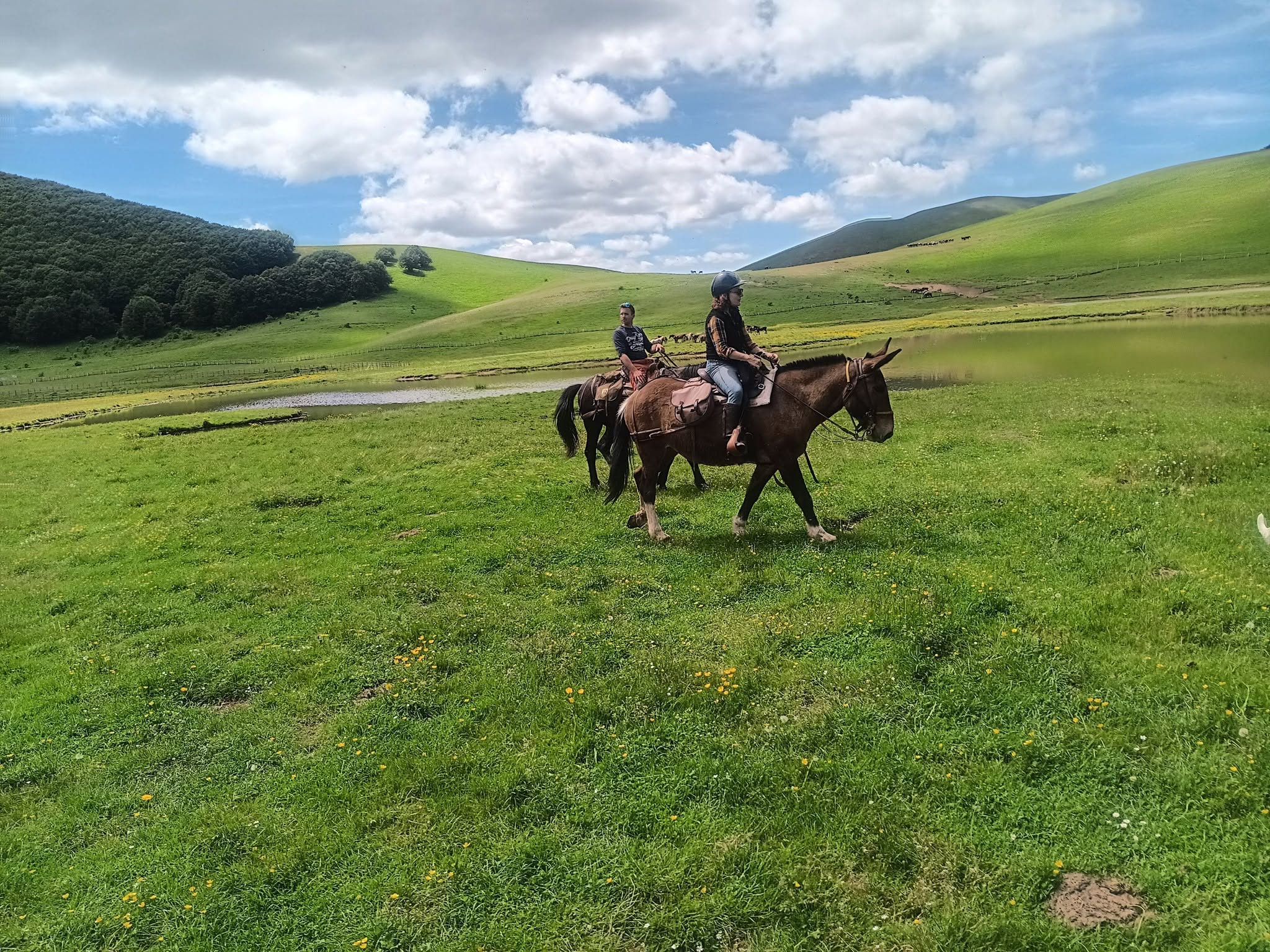 Giornata a cavallo nel Parco Nazionale dei Monti Sibillini